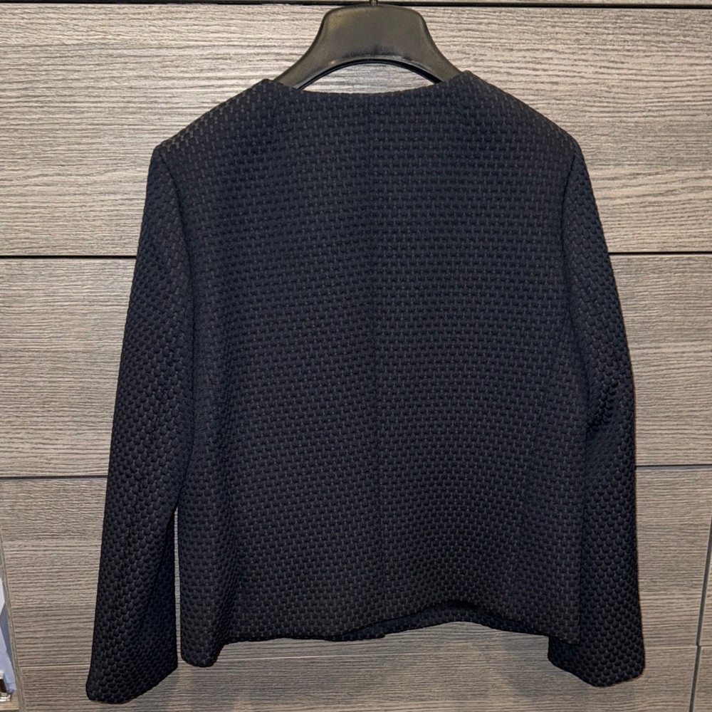 J. Crew Women's Dark Navy Textured Suit - Picture 3 of 6